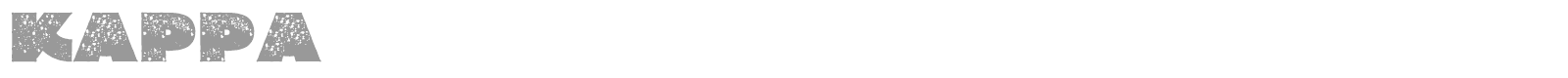 Kappa font preview